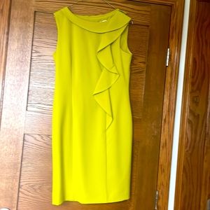 Solid color cocktail dress